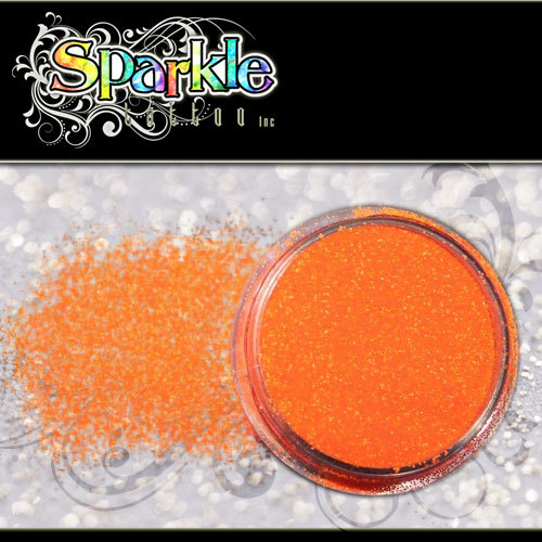 Neon Orange Glitter