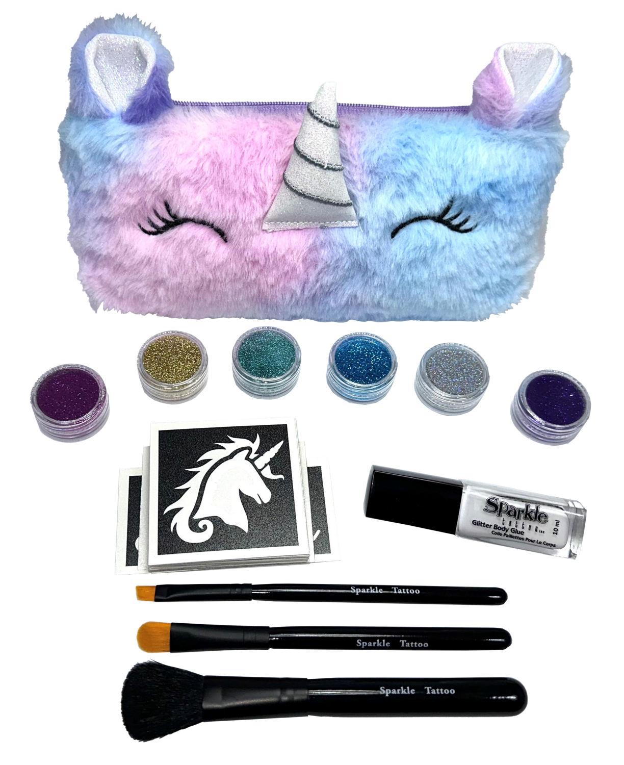 Unicorn Tattoo Kit (Blue/Purple)