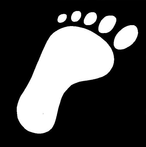 Left Foot Stencil