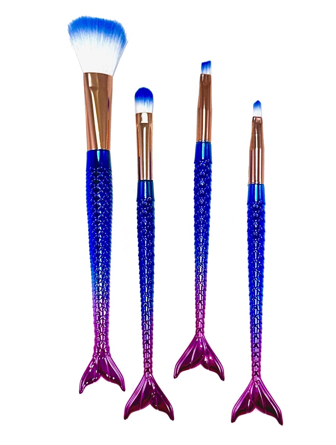 Mermaid Brush Set - Blue/Pink