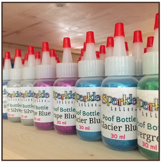 Glitter Poof Bottles