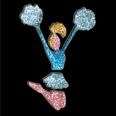 Cheerleader Stencil