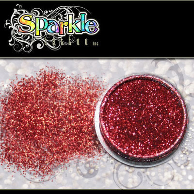 Apple Red Glitter