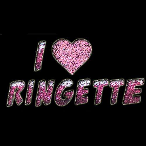I Heart Ringette Stencil