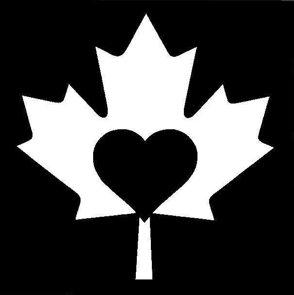 Maple Heart Stencil