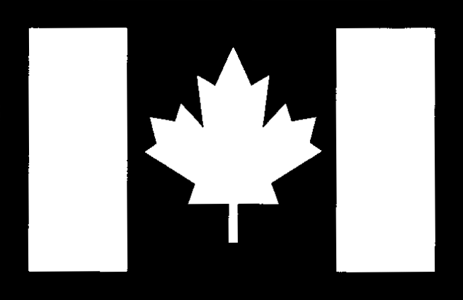 Canada Flag Stencil