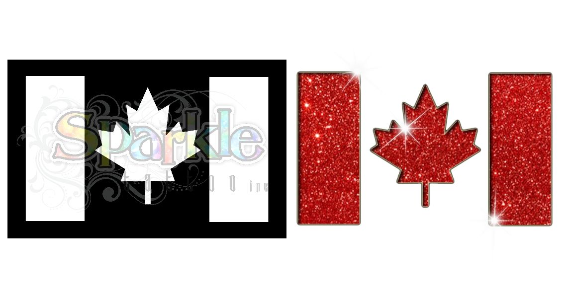 Canada Flag Stencil