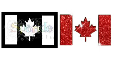 Canada Flag Stencil