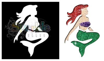 Mermaid Stencil