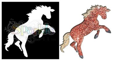 Small Mustang Stencil