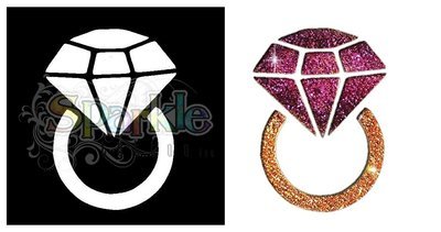 Diamond Ring Stencil