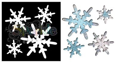 Snow Flurry Stencil