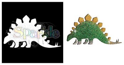 Stegasaurus Stencil