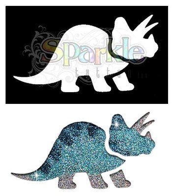Triceratops Stencil