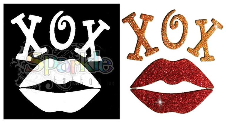 XOX Lips Stencil