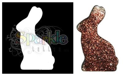 Chocolate Bunny Stencil