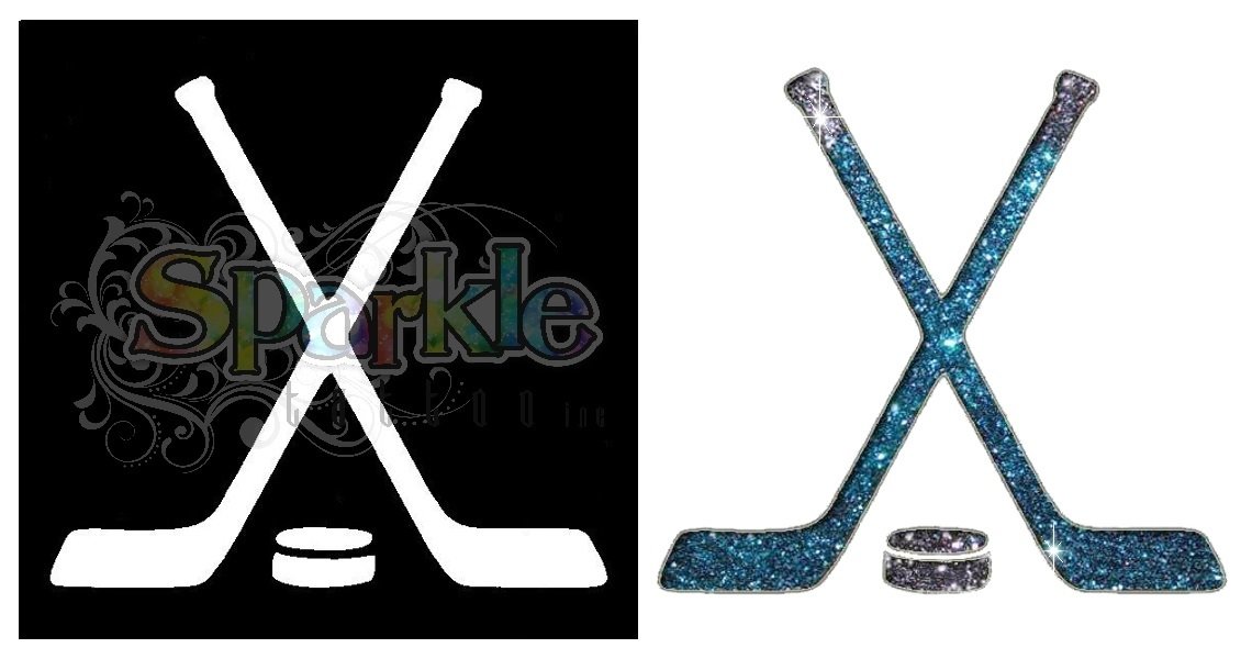 Hockey Stick Stencil