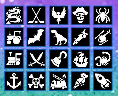 Bulk Boy Stencil Package