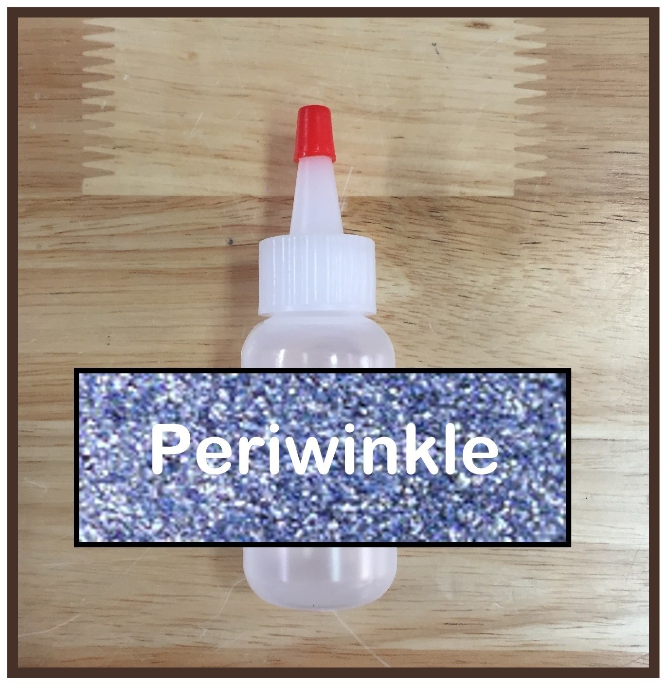 CLEARANCE! Periwinkle Glitter Poof