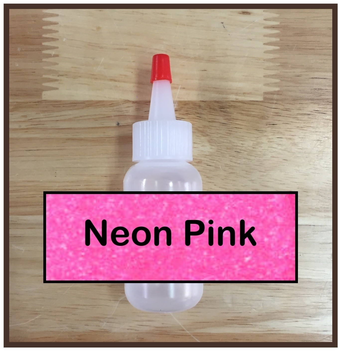 CLEARANCE! Neon Pink Glitter Poof
