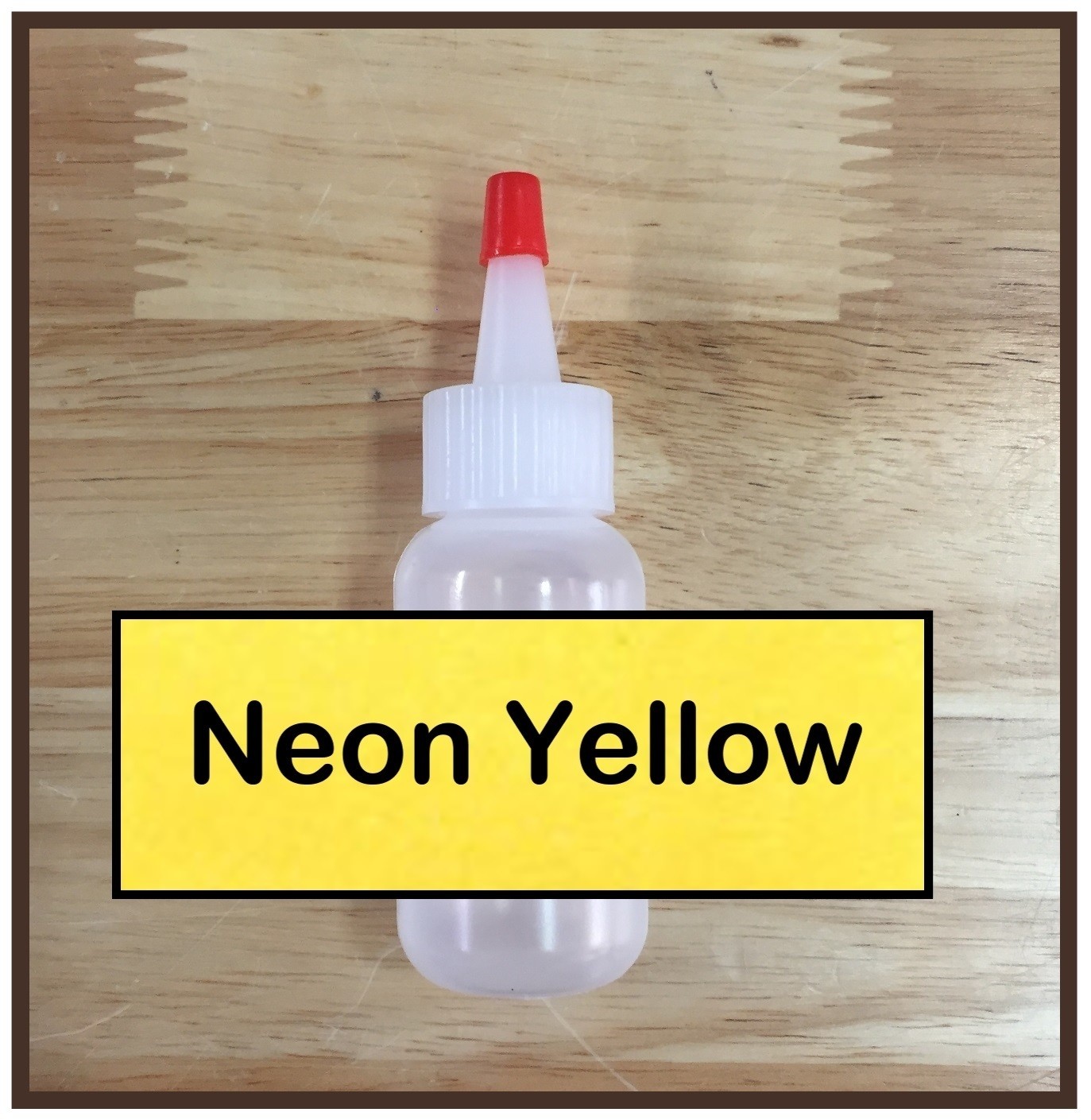 CLEARANCE! Neon Yellow Glitter Poof