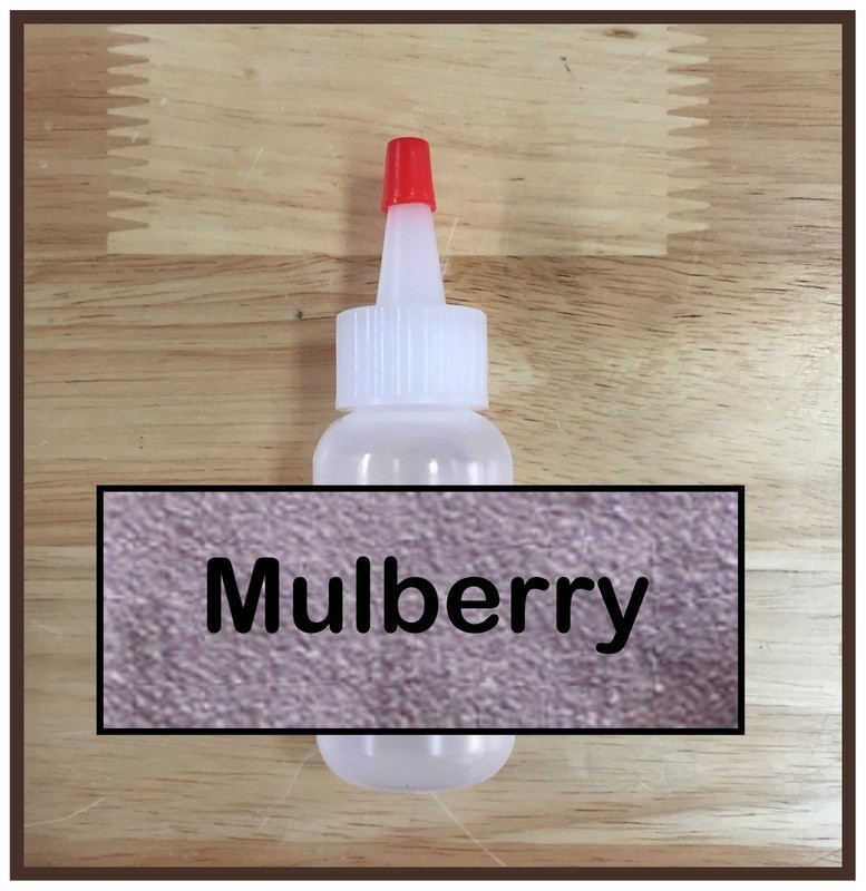 CLEARANCE! Mulberry Glitter Poof