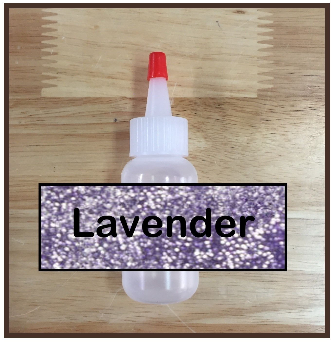 CLEARANCE! Lavender Glitter Poof