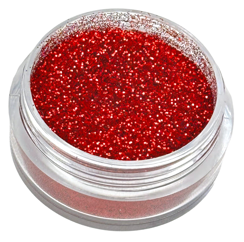 Fire Red Glitter