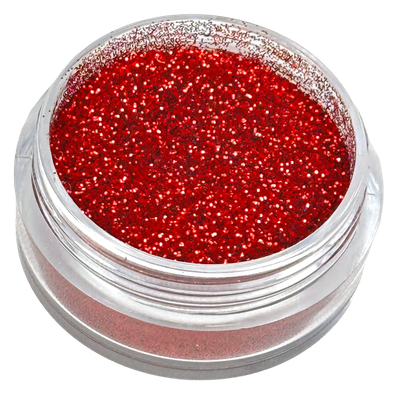 Fire Red Glitter