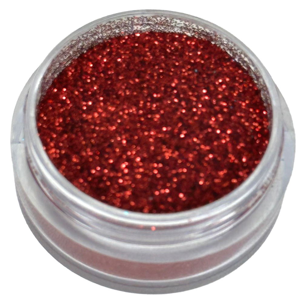 Apple Red Glitter