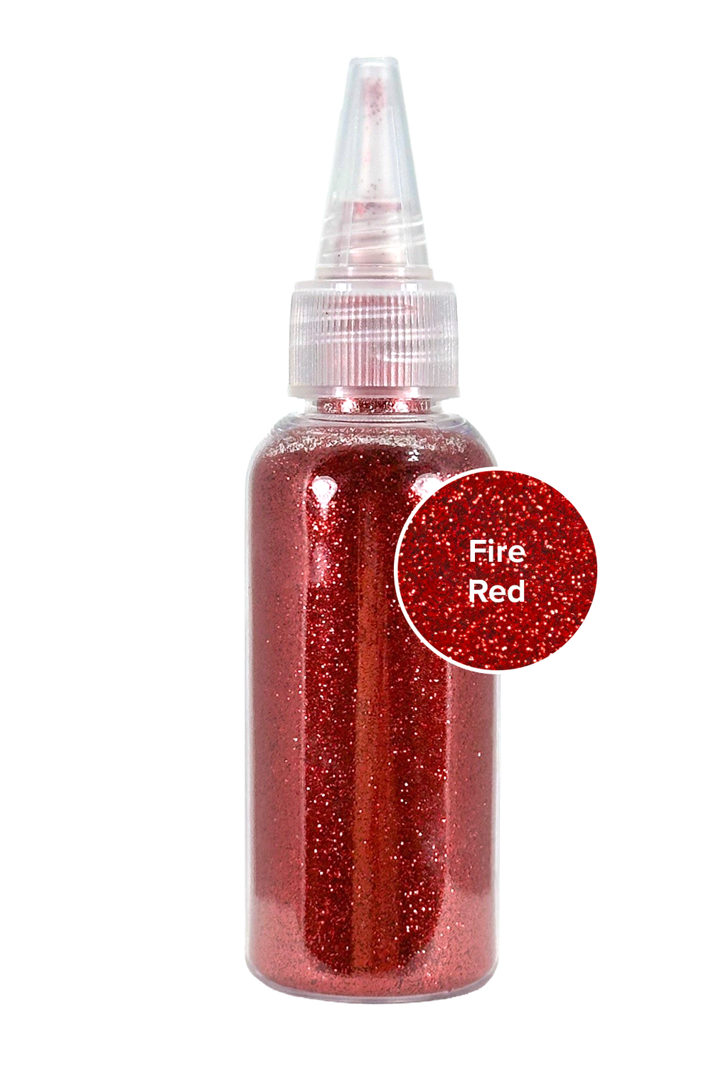 NEW! Fire Red Glitter Refill
