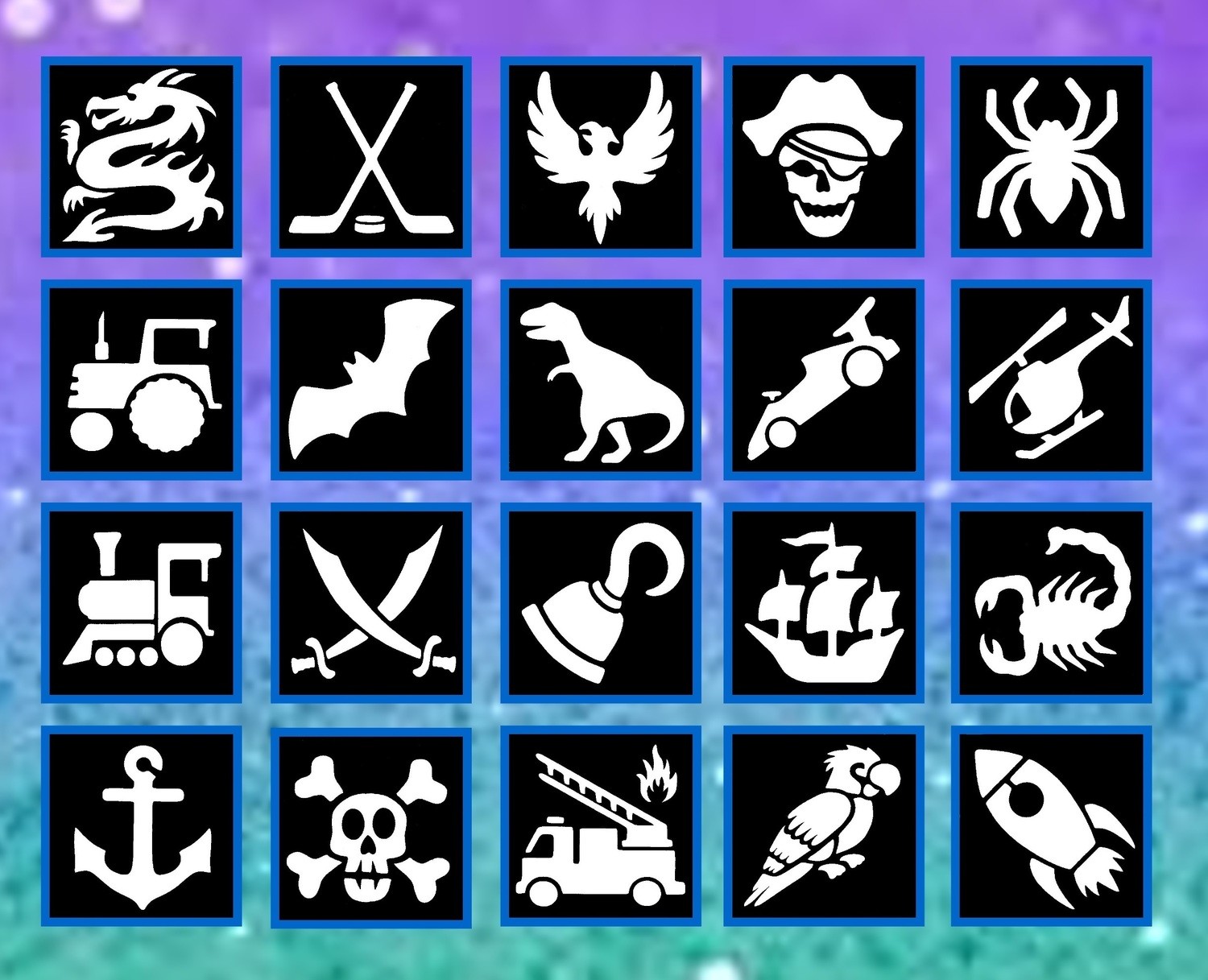 Bulk Boy Stencil Package