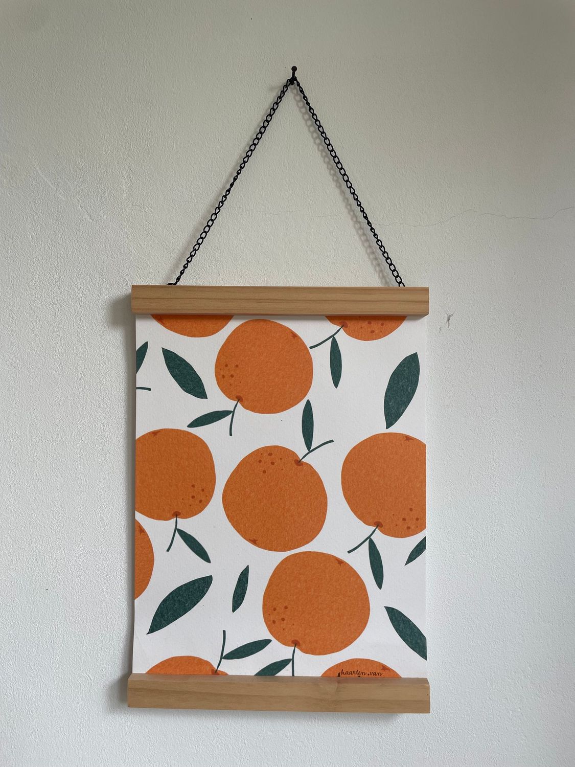 Art-print A4 Sinaasappels
