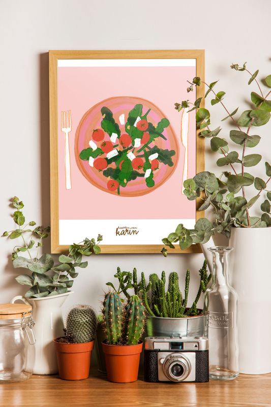 Art-print A4 Salade