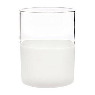 Bicchiere tumbler mezzo pieno white (BASE)