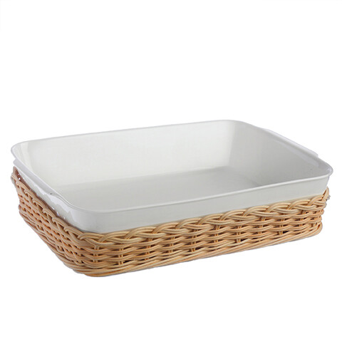 Supporto Anghiari teglia rettangolare stondata cm. 39x25