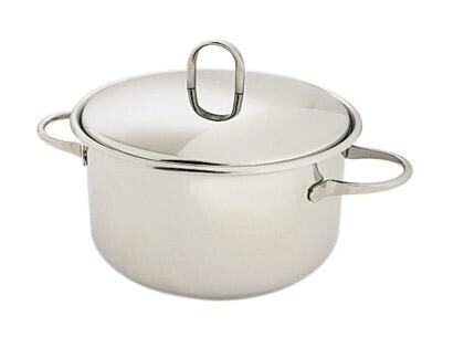 Casseruola alta 2 maniglie  Scandia cm. 20 acciaio inox