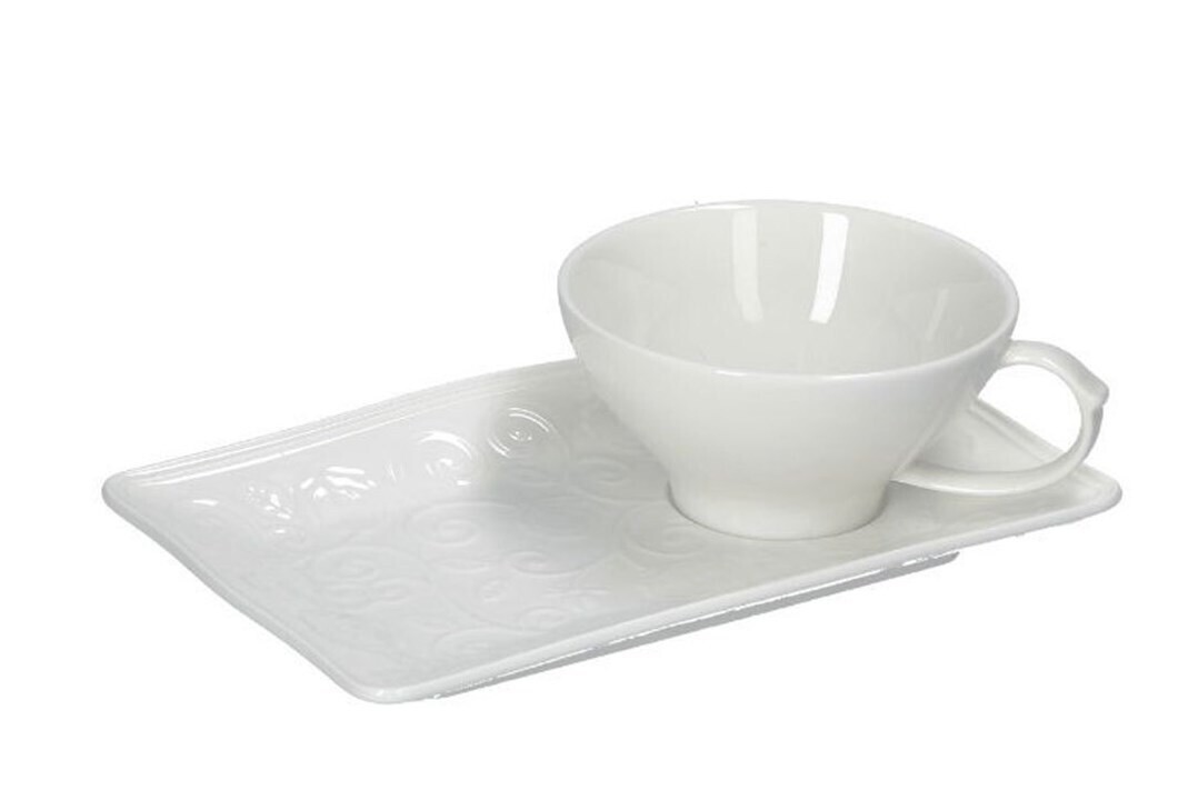 Tazza tè con vassoietto Florentina