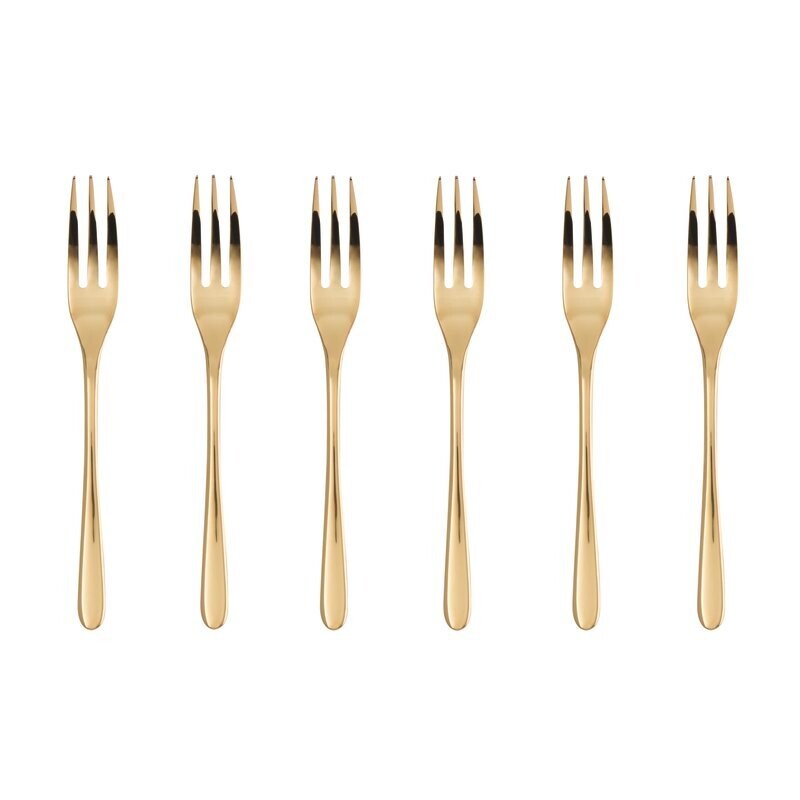 Set 6 forchettine dolce Taste PVD Gold