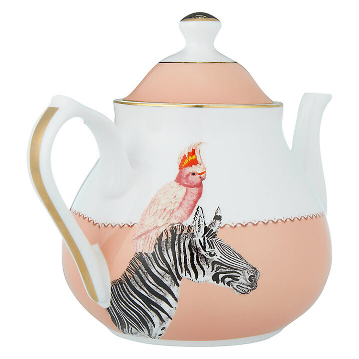Teiera Zebra e Pappagallo