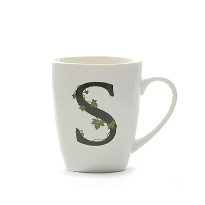 Mug lettera 'S' atupertu
