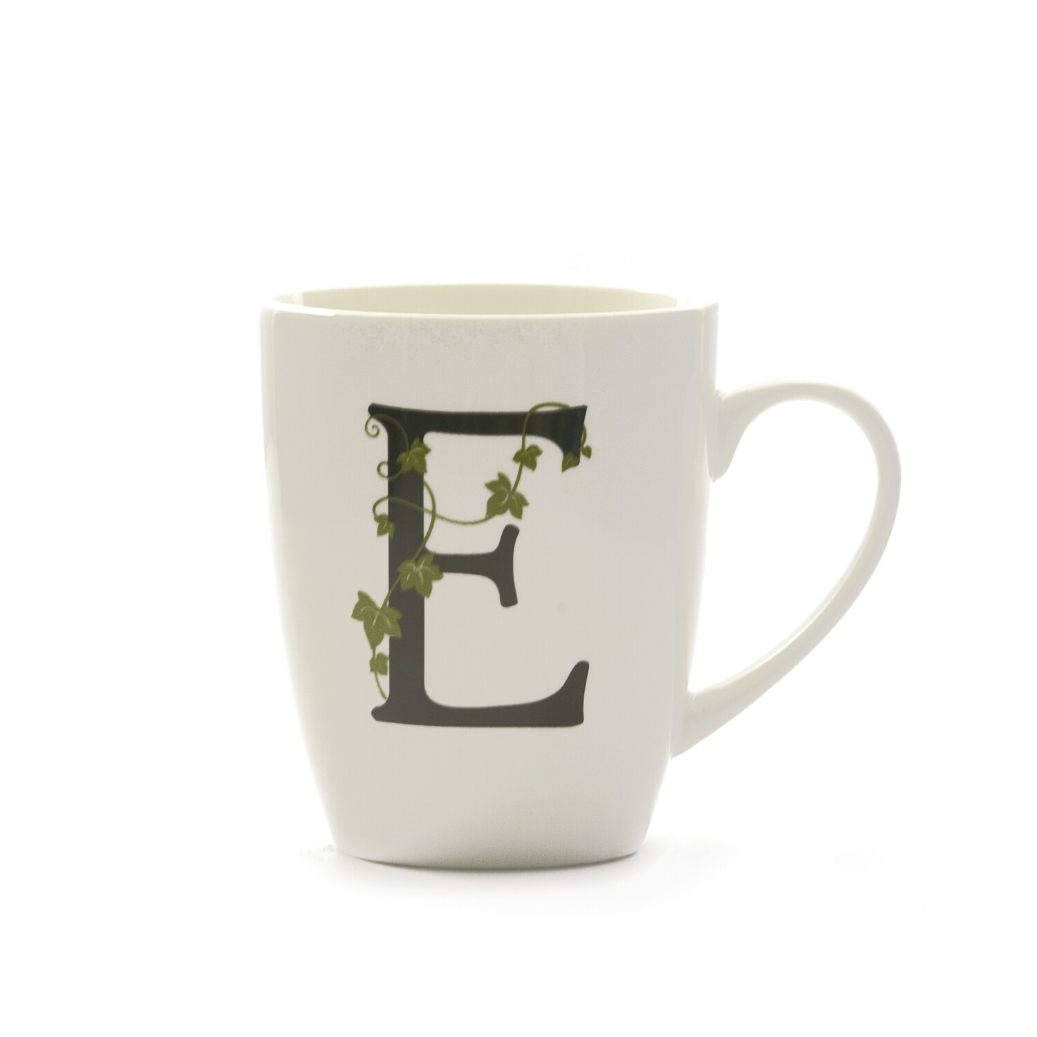 Mug lettera 'E' atupertu