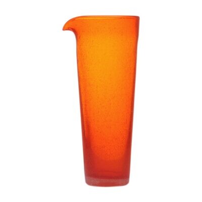 Brocca vetro jug orange