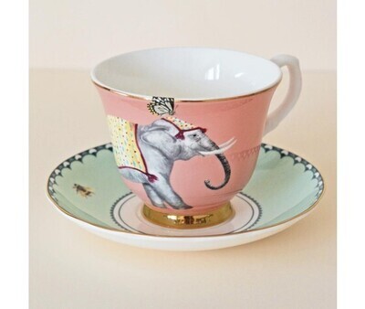 Tazza da tè con piattino Elephant