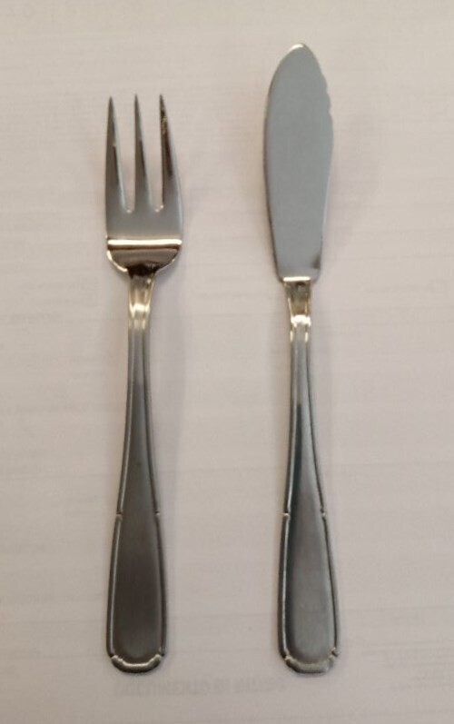 Servizio pesce 12 pezzi mod. 385 acciaio inox