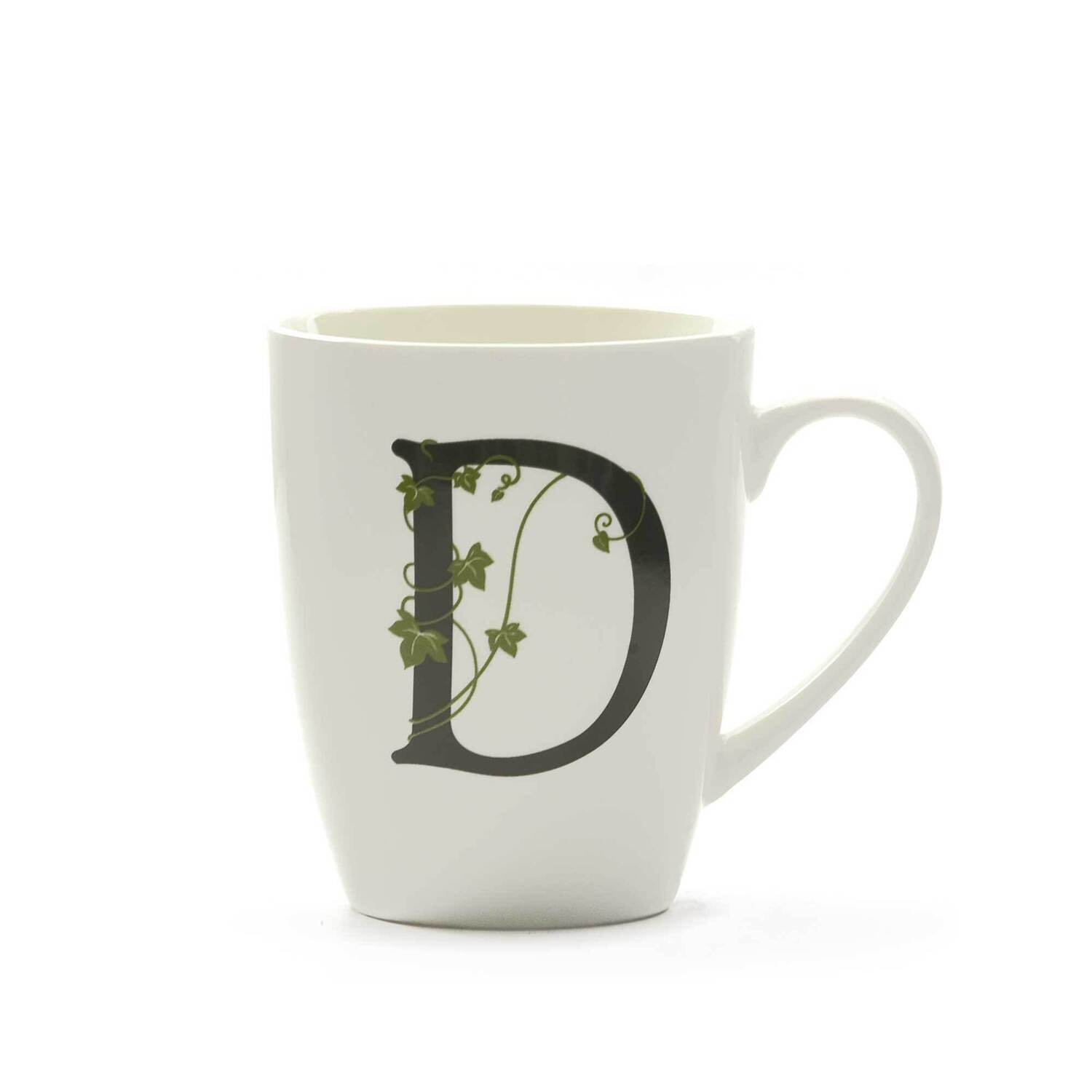 Mug lettera 'D' atupertu