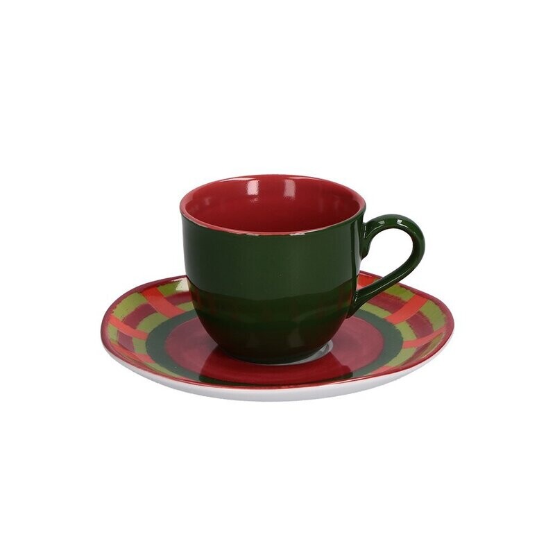 Tazza caffè c. p. 0,10 cc. Cozy Cottage Verde Tazza caffè c. p. 0,10 cc. Cozy Cottage Verde