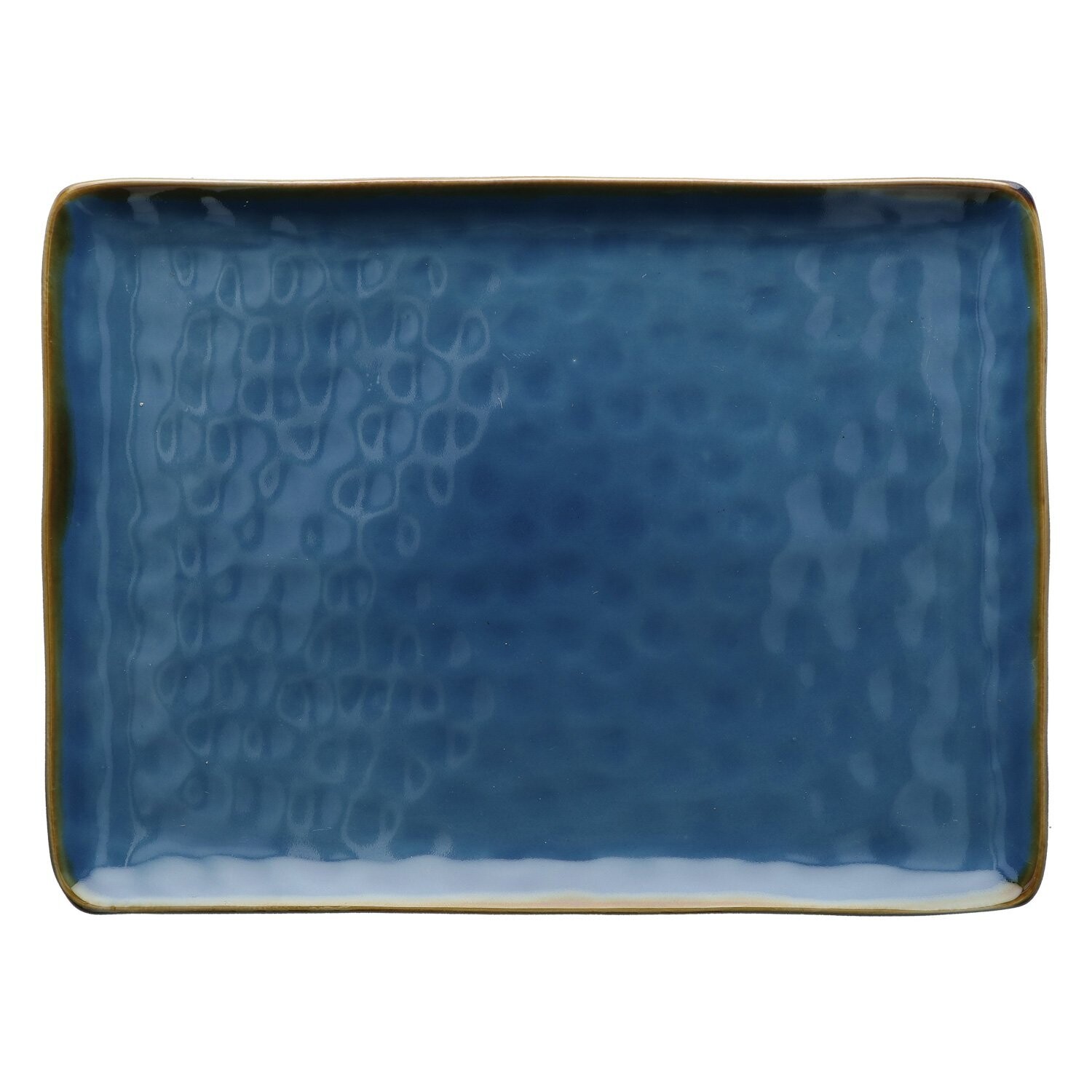 Vassoio rettangolare Concerto blu avio 36x26,5 cm