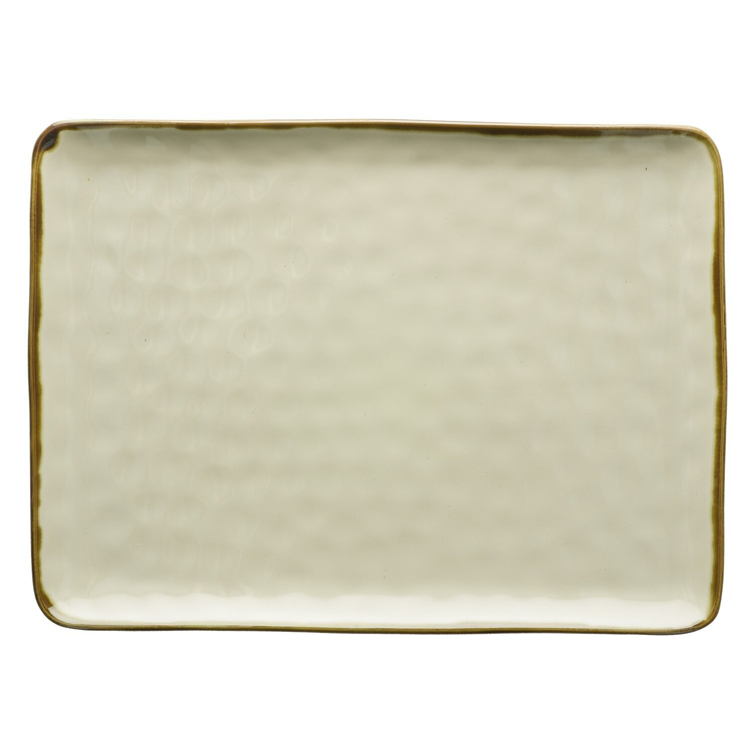 Vassoio rettangolare Concerto avorio 36x26,5 cm