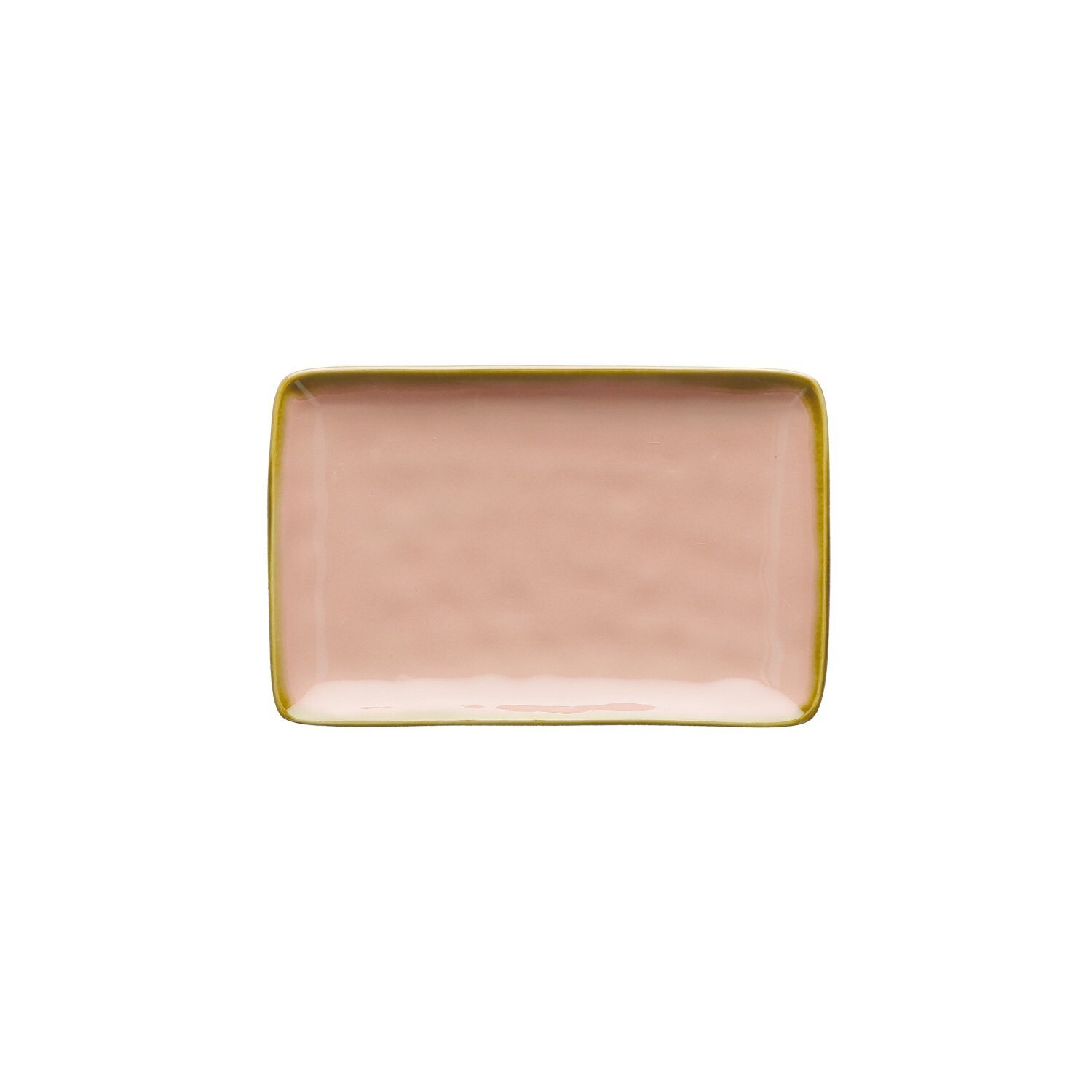 Vassoio rettangolare Concerto rosa antico 20x13  cm